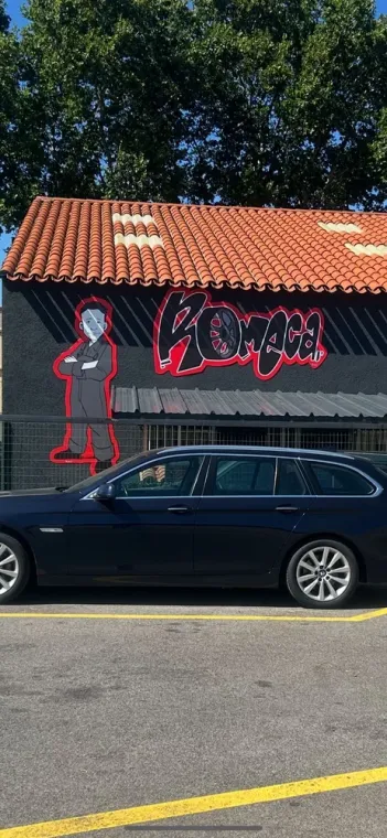 Réalisation d'une enseigne de garage à Saint-Cyprien, Saint-Cyprien, Impulse Communication